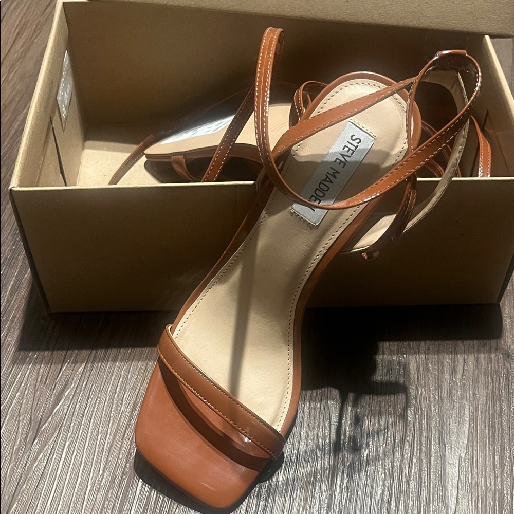Steve Madden Women's Brown Strappy Heels